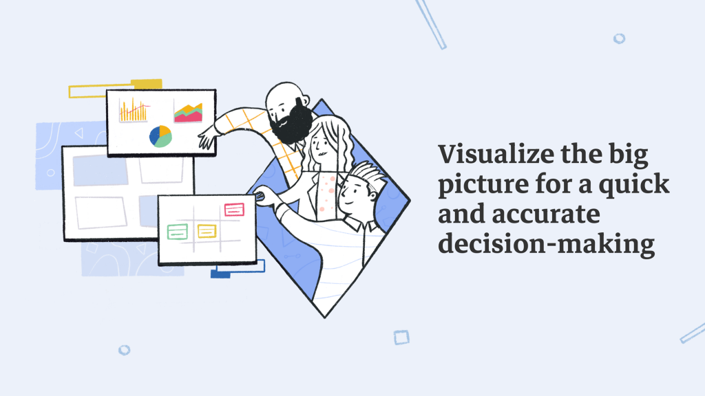 Visualize the big picture for a quick and accurate decision-making