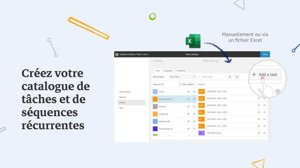 Créez votre catalogue de tâches et de séquences récurrentes