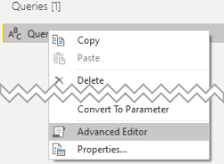 PowerBI - Advanced Editor